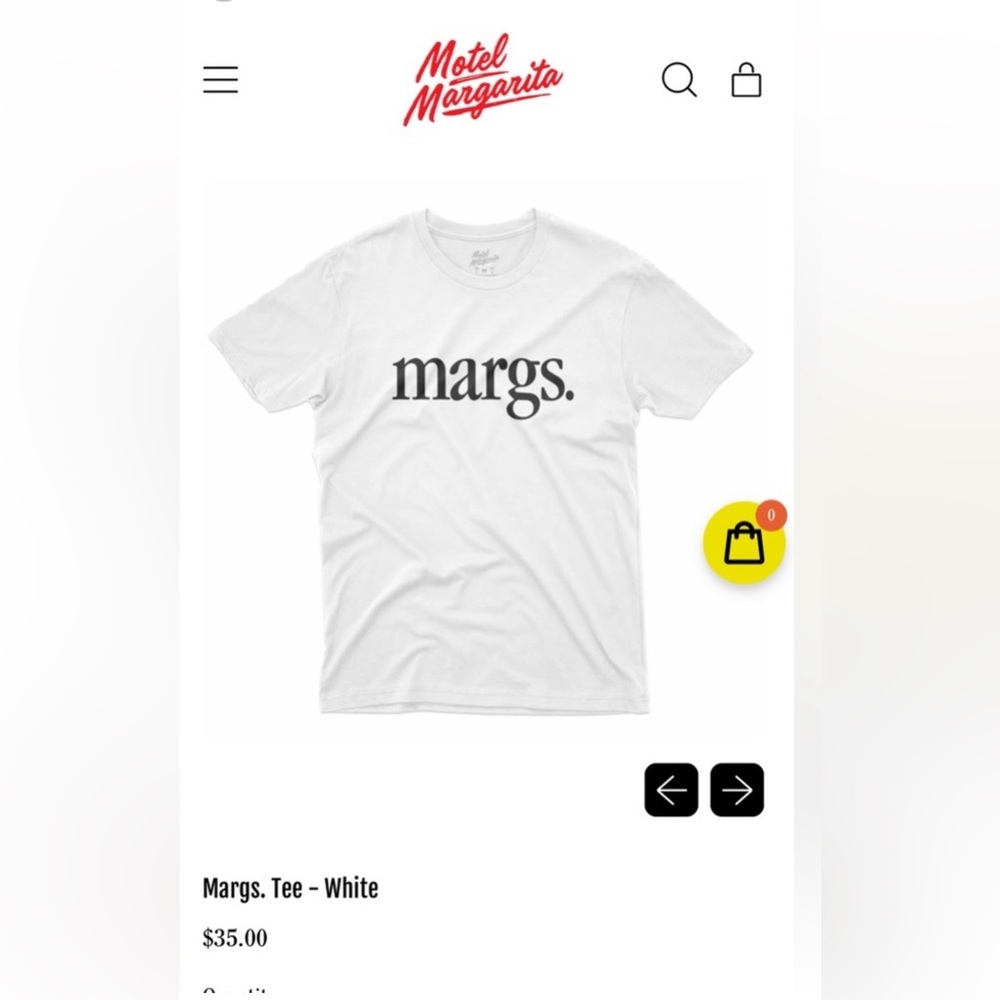 Motel margarita shirt
